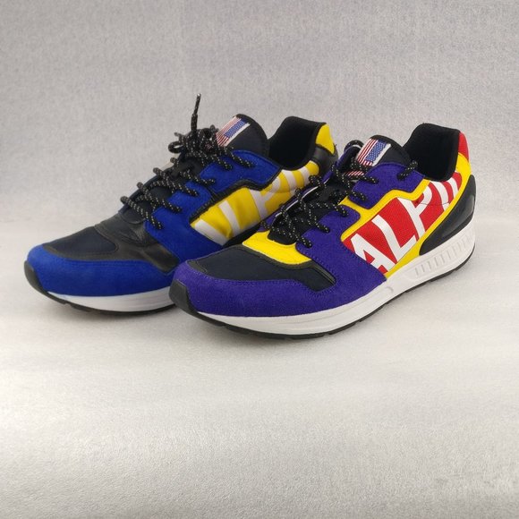 Polo Ralph Lauren Leather Suede Train-100 Tech Alpine Sneaker men14us/12uk=wmn15 - Picture 6 of 8